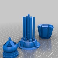 Small Prism Tower from Red Alert 2 3D Printing 71228