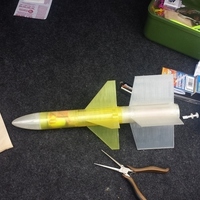 Small Multi Stage Model Rocket 3D Printing 71239