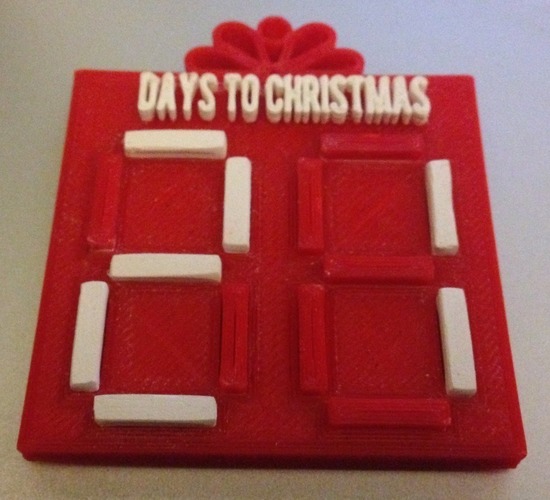 Advent Christmas Present Ornament 3D Print 71654