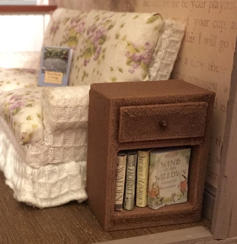Miniature Side Table / Bookcase 3D Printed in Wood