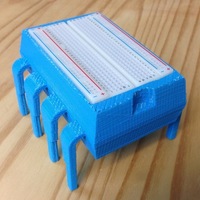 Small 8-Pin IC/Microcontroller - Breadboard Holder and Parts Box for E 3D Printing 71706
