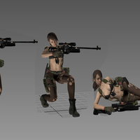 Small Quiet - MGS V (Updated with more poses) 3D Printing 71823