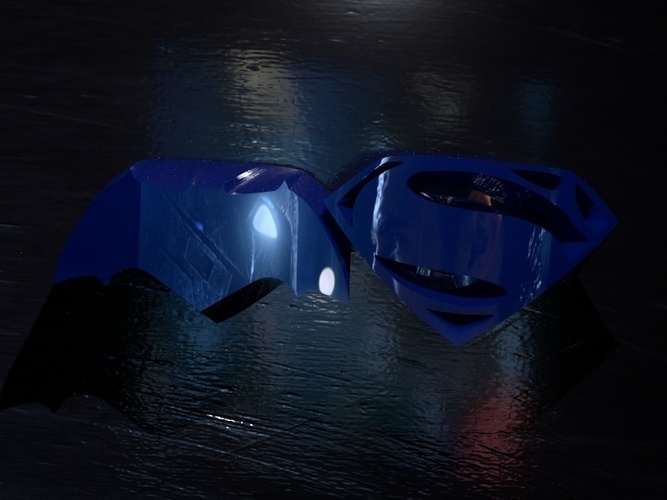Batman vs. Superman - choose your side 3D Print 71836