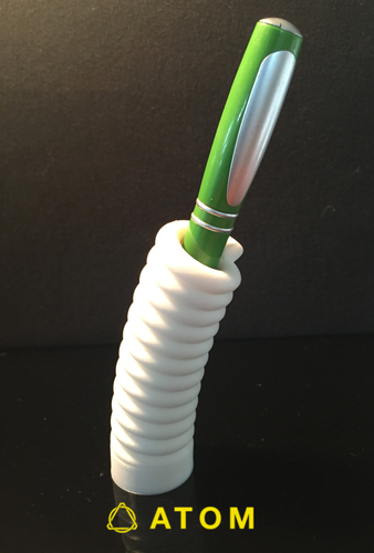 pen rack holder - spring shaped  3D Print 71871