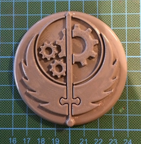 Fallout - Brotherhood of Steel - Logo 3D Print 72125