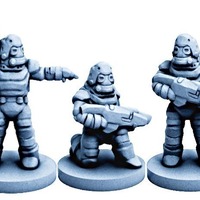 Small Dominion Enforcers Mark-V (18mm scale) 3D Printing 72143