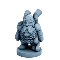Small Dwarfclan Tinkerer (18mm scale) 3D Printing 72178