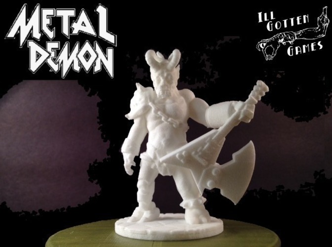 Metal Demon (28mm scale) 3D Print 72252