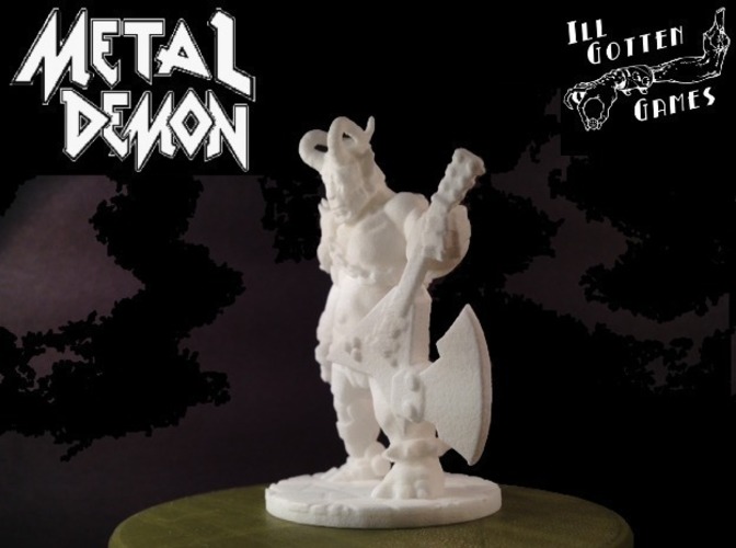 Metal Demon (28mm scale) 3D Print 72253