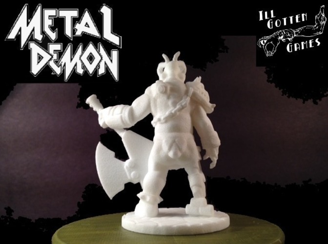 Metal Demon (28mm scale) 3D Print 72254