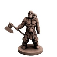 Small Red Ravager (18mm scale) 3D Printing 72265