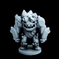 Small Ice Elemental (18mm scale) 3D Printing 72292
