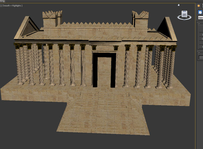 SYRIA. The Temple Of Baal 3D Print 72449