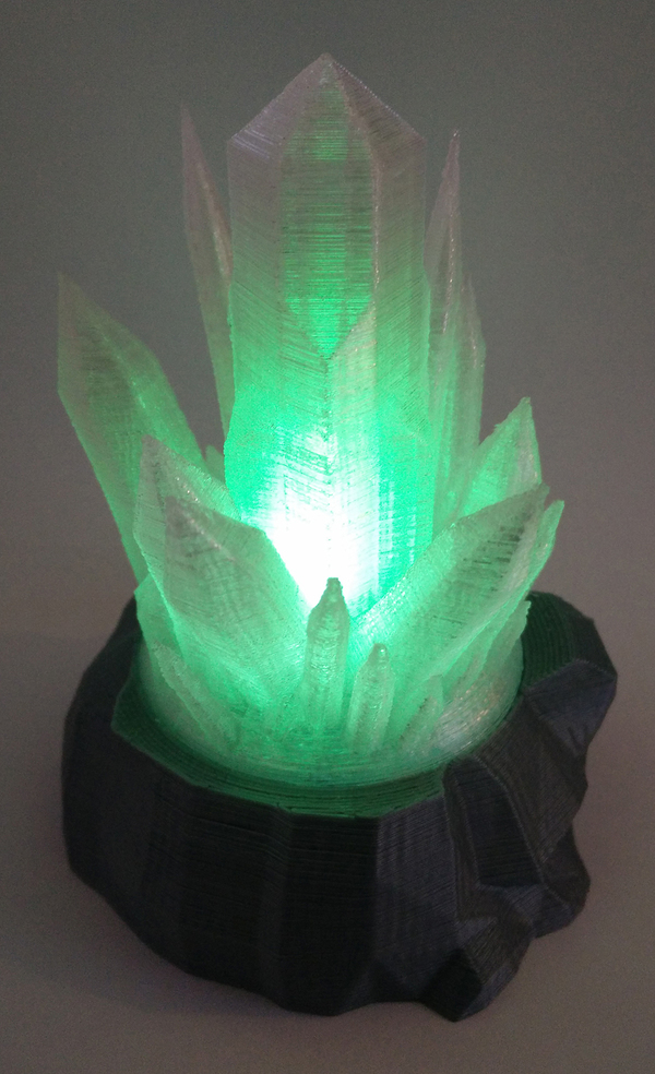 Medium Kryptonite tea light 3D Printing 72605