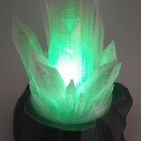 Small Kryptonite tea light 3D Printing 72605