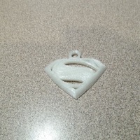 Small man of steel superman pendant/keychain attachment 3D Printing 72866