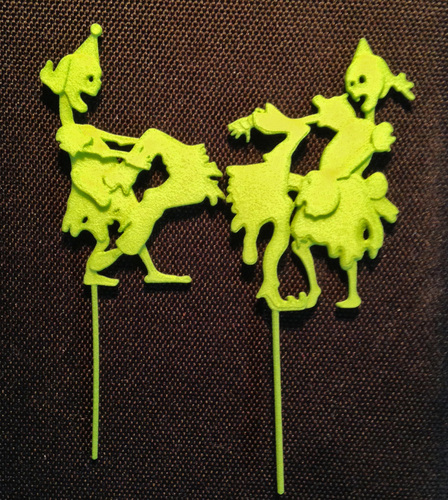 Sharing Zombies CupCake Topper 3D Print 7294 Sharing Zombies CupCake Topper 3D Print 7294
