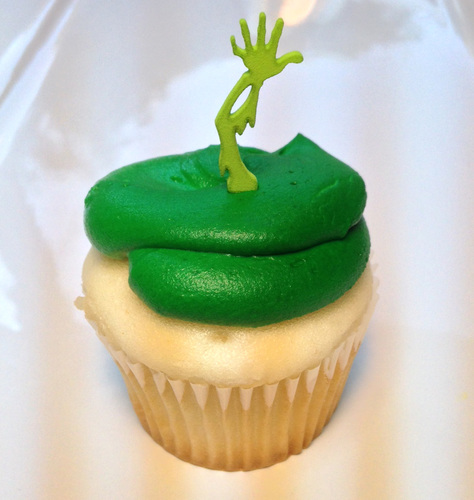 ZOMBIE CUP CAKE TOPPERS SET 3D Print 7298 ZOMBIE CUP CAKE TOPPERS SET 3D Print 7298