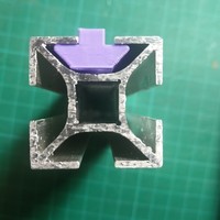 Small aluminium profile joints |,T,135,105,90,75,45 3D Printing 73110