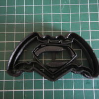 Small Cookie Cutter BatmanVSSuperman 3D Printing 73303