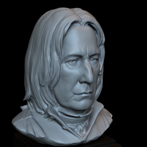 Severus Snape (Alan Rickman) Harry potter bust portrait 153mm 3D Print 734 Severus Snape (Alan Rickman) Harry potter bust portrait 153mm 3D Print 734