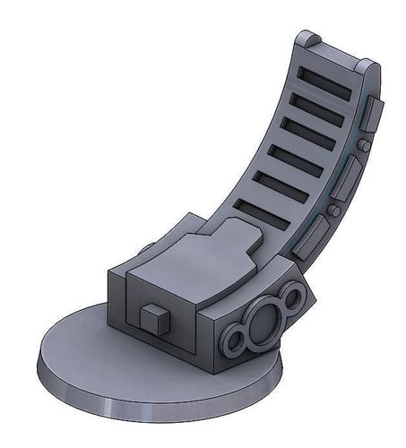 Wargame Base Steel Scythe  3D Print 73403