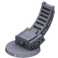 Small Wargame Base Steel Scythe  3D Printing 73403