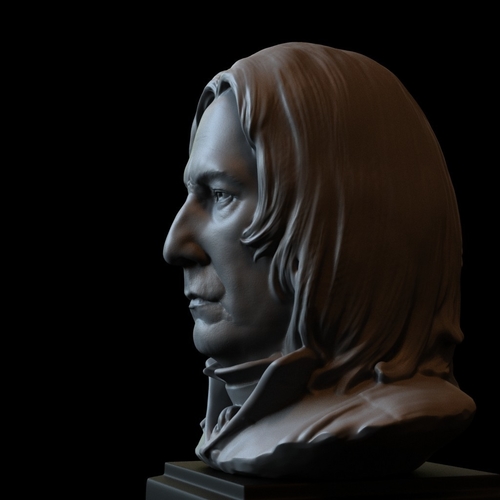 Severus Snape (Alan Rickman) Harry potter bust portrait 153mm 3D Print 735 Severus Snape (Alan Rickman) Harry potter bust portrait 153mm 3D Print 735