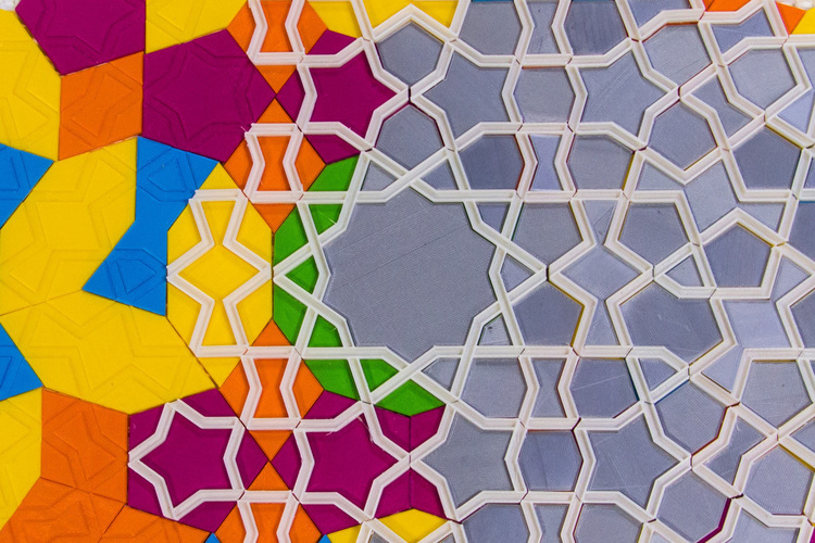 Girih Tiles for Interactive Islamic Designs  3D Print 73549