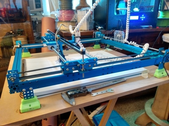 Makeblock XY Plotter (Drawbot) Feet 3D Print 73641 Makeblock XY Plotter (Drawbot) Feet 3D Print 73641