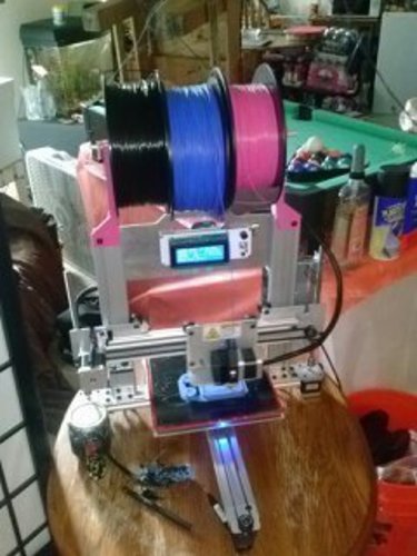 OrdBot Spool Holder (remix) 3D Print 73679 OrdBot Spool Holder (remix) 3D Print 73679