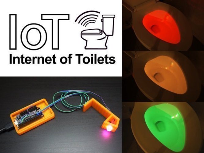 Smart Toilet Light IoT 3D Print 73990