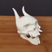 Small Oni Skull [hollowed] 3D Printing 74107