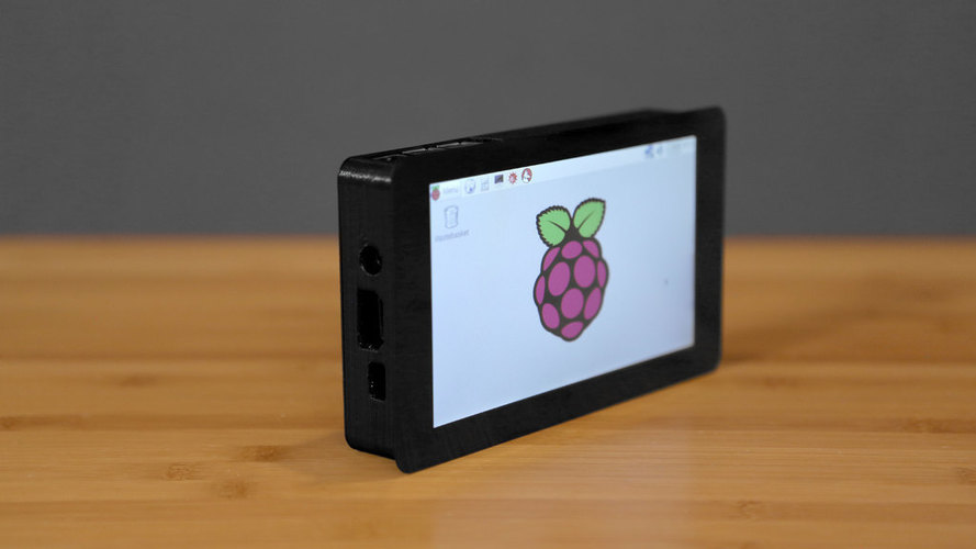 7in Portable Raspberry Pi Multi-Touch Tablet 3D Print 74113