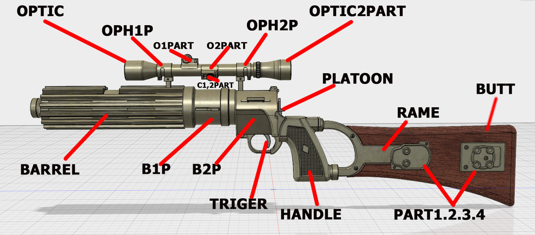 EE-3 Blaster Rifle 3D Print 74560