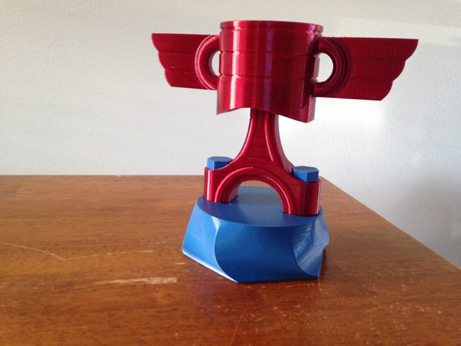 Piston Trophy - Now with Base and Solid Top option 3D Print 74668