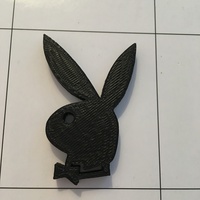 Small playboy-logo 3D Printing 75650