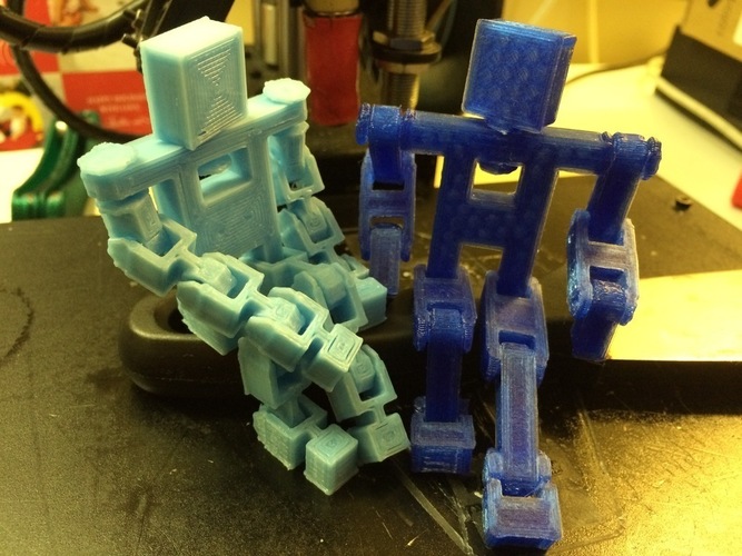 Print in Place Stick Man and Woman 3D Print 75870