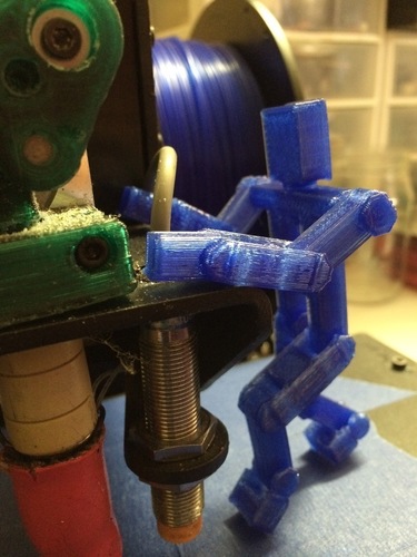 Print in Place Stick Man and Woman 3D Print 75872
