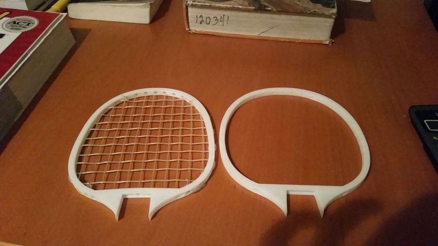 Ping Pong Paddle with Strings 3D Print 76529