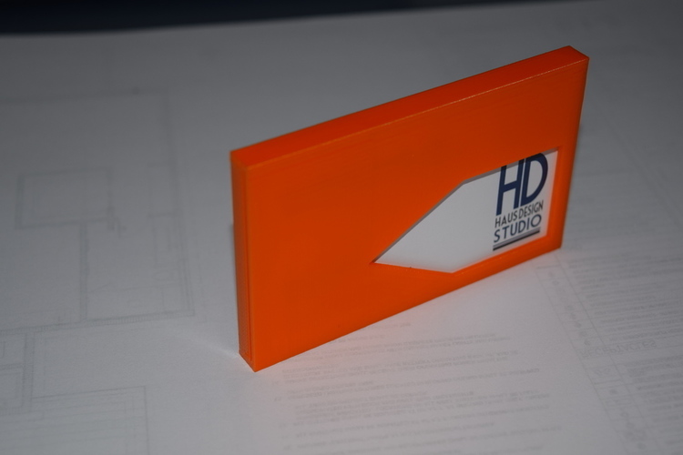 Business Card Holder 3D Print 76672