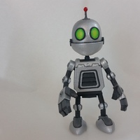 Small Clank Figure - Ratchet & Clank 3D Printing 76913