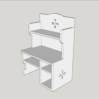 Small Sylvanian furniture + drawers 3D Printing 77624