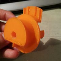 Small UM2 Spider Spool Attachment 3D Printing 77636