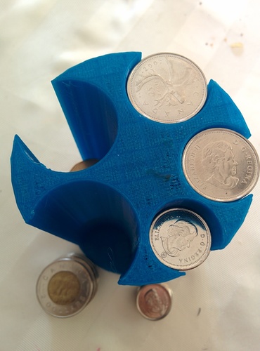 Coin holder v.2 (Canadian currency) 3D Print 77720