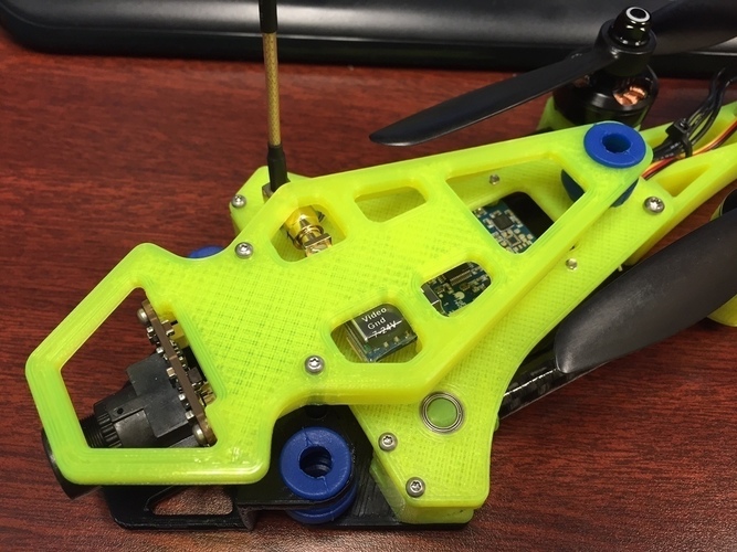 Switch Blade 250 Mini Tricopter 3D Print 77775