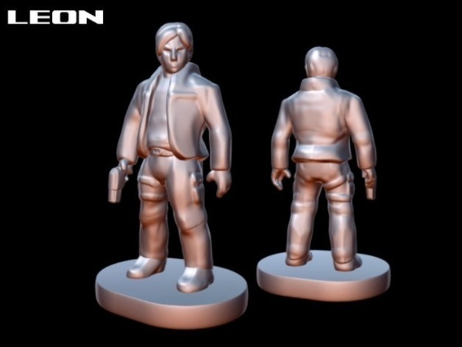 Resident Evil player pieces for Zombies!!! 3D Print 77875