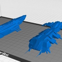 Small Eve Online - Caldari Destroyers 3D Printing 78163