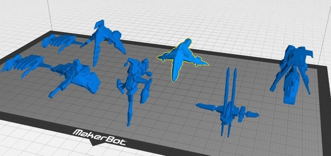 Eve Online - Caldari Frigates 3D Print 78165