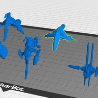 Small Eve Online - Caldari Frigates 3D Printing 78165